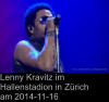 Lenny Kravitz im Hallenstadion in Zürich  am 2014-11-16